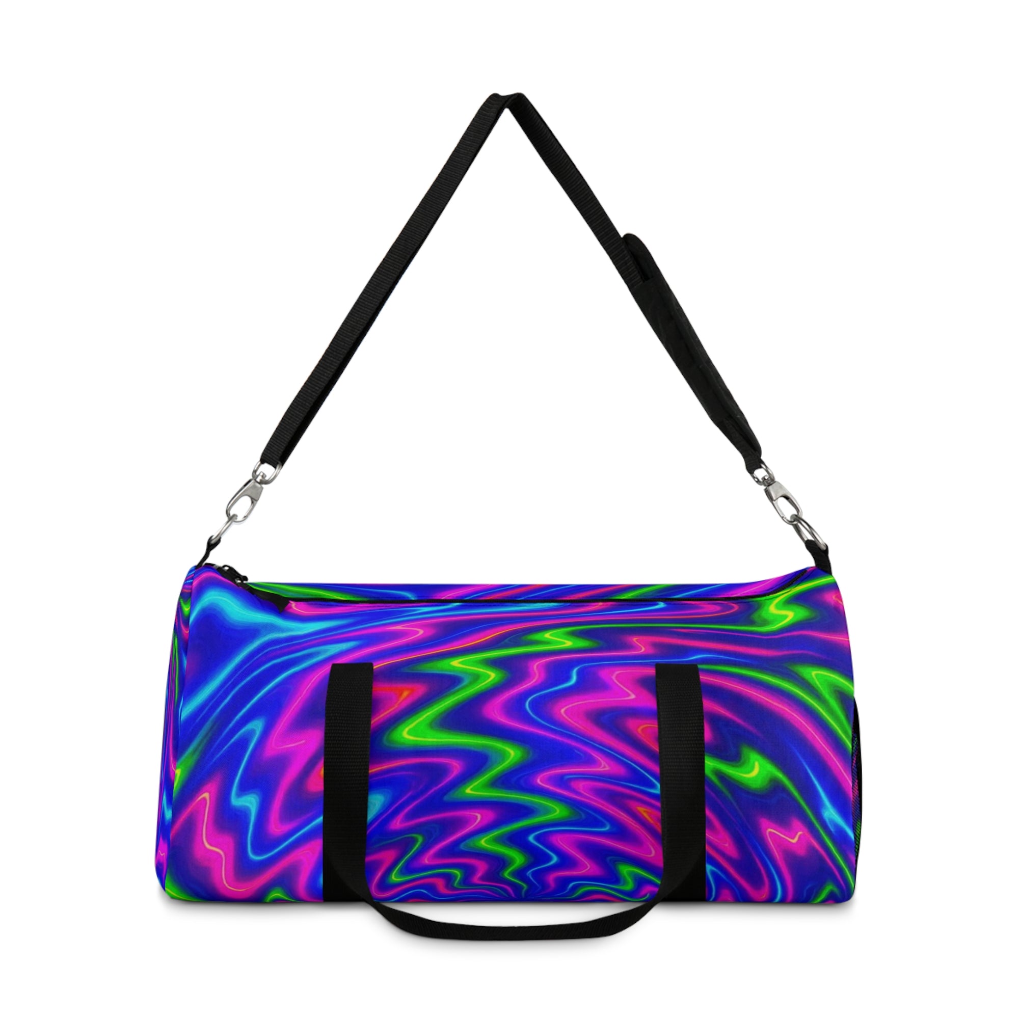 Colorful Psychedelic Duffel Bag | Vibrant Gym & Travel Tote | Bold Festival, Fitness Weekender