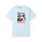 Cherry Vintage Tee — "Fresh Picked Cherries: Sweet & Juicy" Graphic T-Shirt