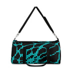 Black Pattern Duffel Bag | Urban Gym & Travel Weekender