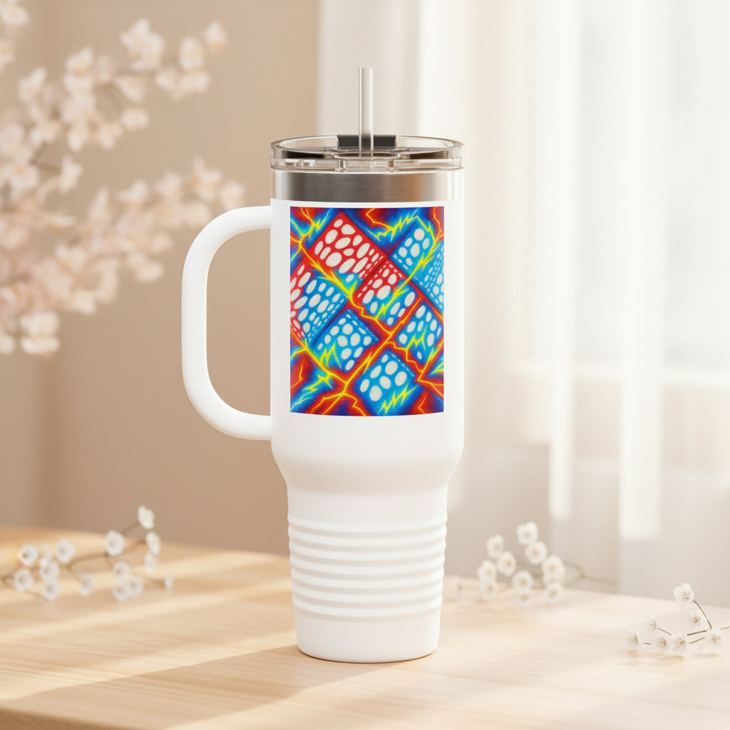 Colorful Travel Mug | Artistic Stainless Steel Tumbler