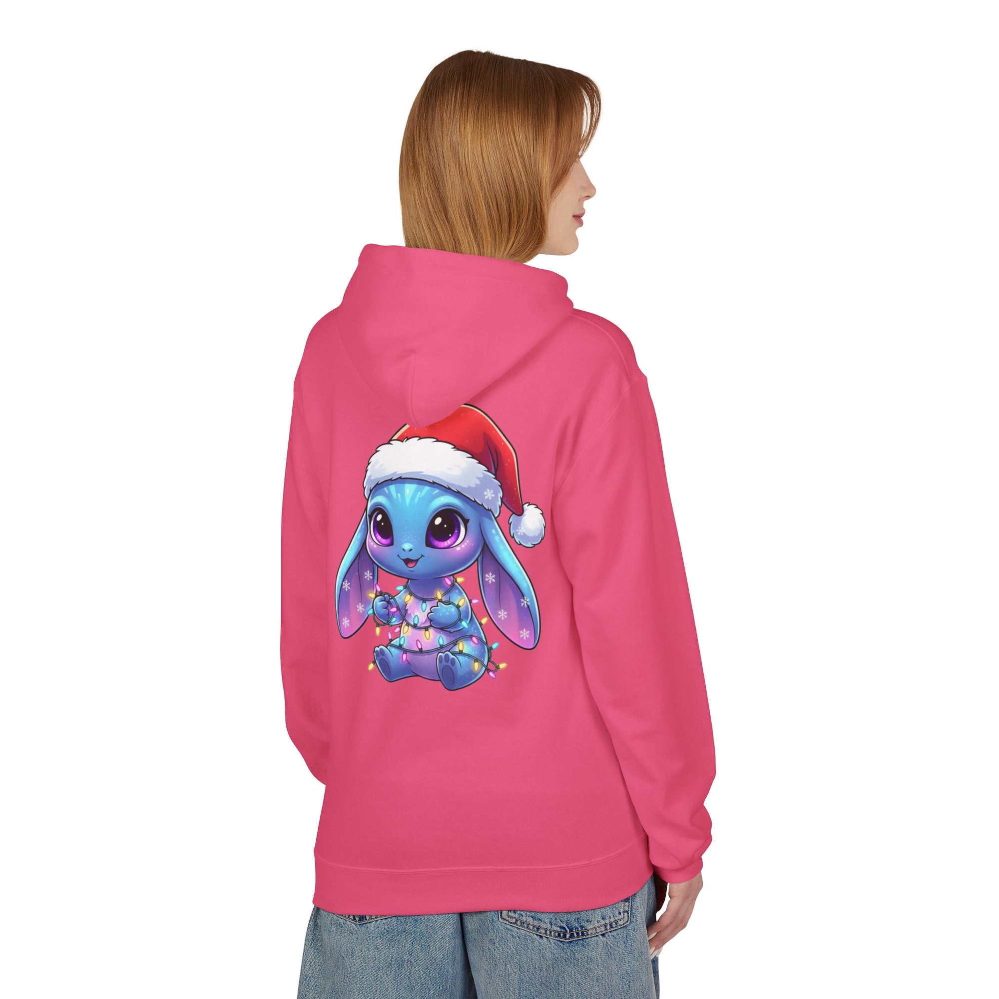 Cute Alien Christmas Hoodie | Blue Monster Holiday Sweatshirt
