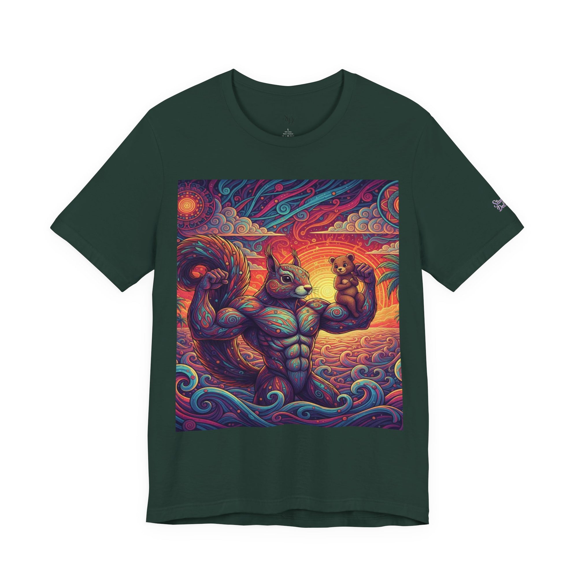 Muscular Squirrel T-Shirt | Funny Fantasy Animal Tee