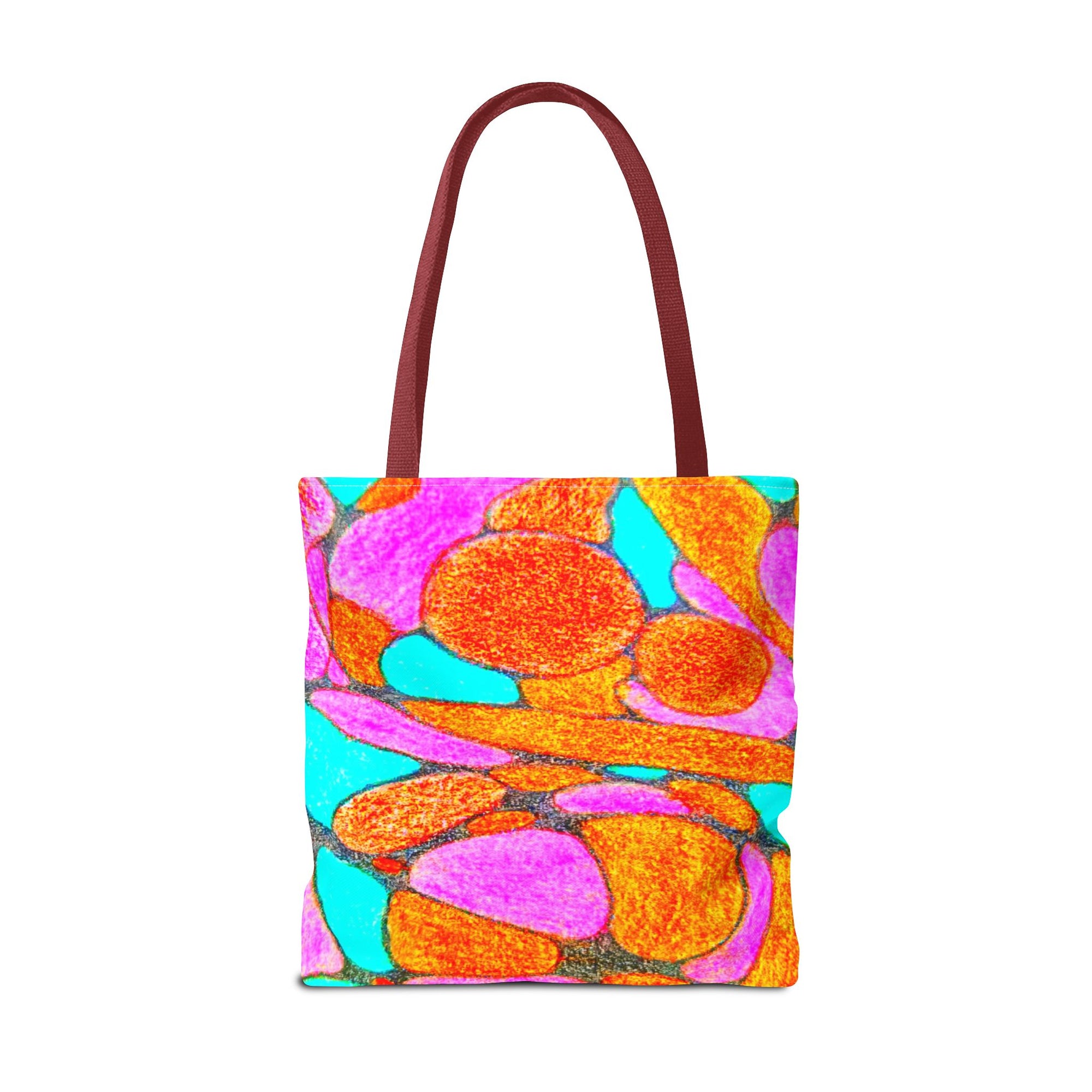 Vibrant Abstract Tote Bag - Art-Inspired, Shopping, Travel, Colorful Statement Accessory | Eco-Friendly Gift for Creative Souls