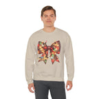 Christmas Bow Sweatshirt | Holiday Lights Crewneck