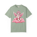 Pink Cherub Graphic T-Shirt | Vintage Cupid Art, Unisex Cotton Tee