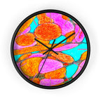 Modern Geometric Wall Clock | Colorful Pop Art Clock | Home Decor
