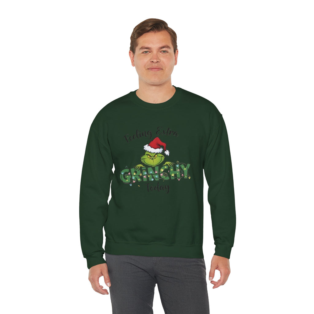 Grinch Christmas Crewneck | Funny Cozy Sweatshirt