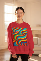 Colorful Swirl Sweatshirt | Cozy Unisex Crewneck