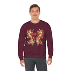 Christmas Bow Sweatshirt | Holiday Lights Crewneck