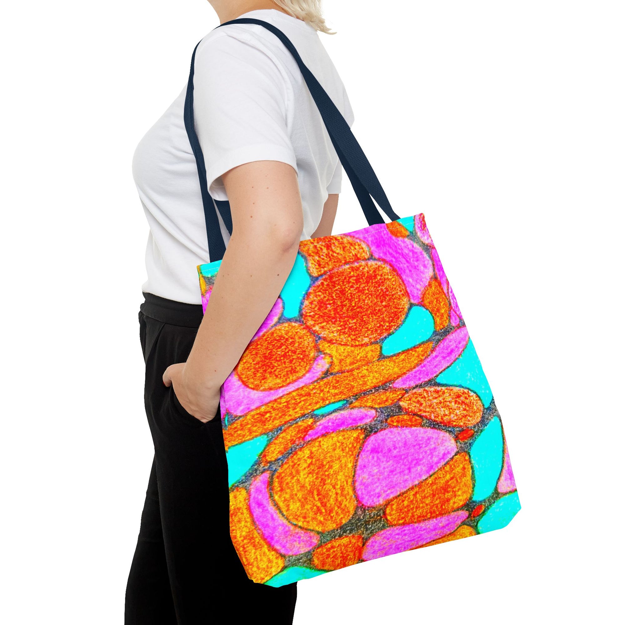 Vibrant Abstract Tote Bag - Art-Inspired, Shopping, Travel, Colorful Statement Accessory | Eco-Friendly Gift for Creative Souls