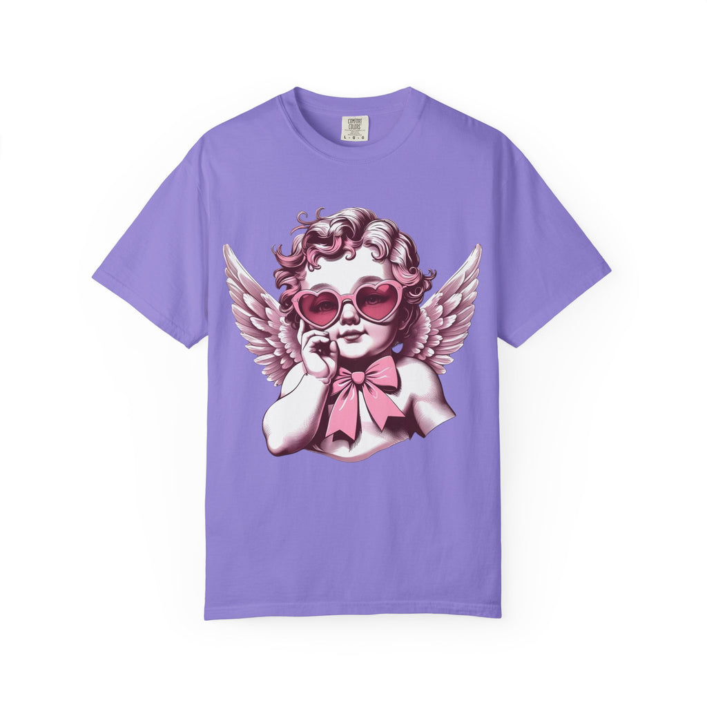 Cherub Heart Sunglasses T-Shirt | Cute Cupid Valentine Tee