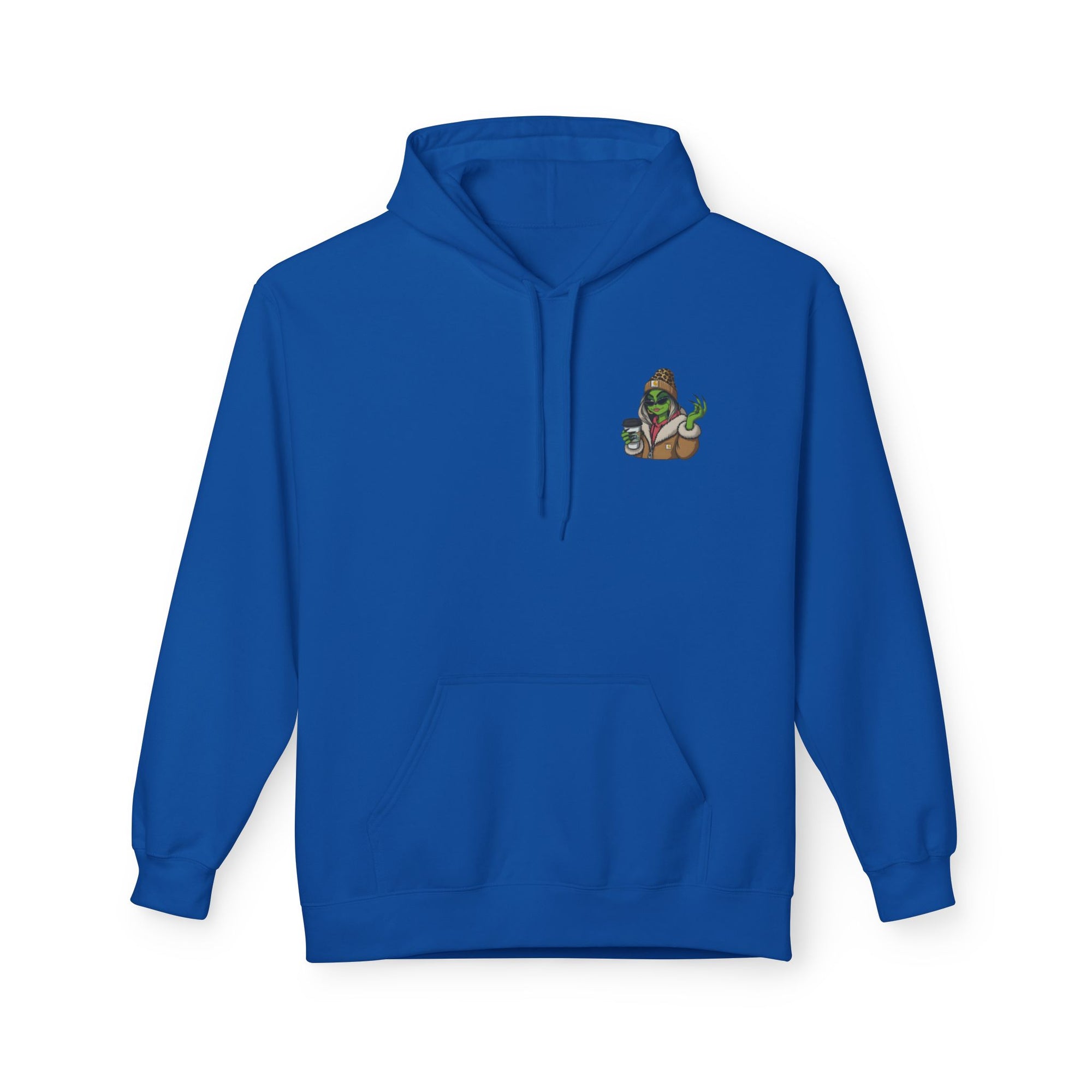 Grinch Girl Coffee Hoodie | Funny Christmas Sweatshirt