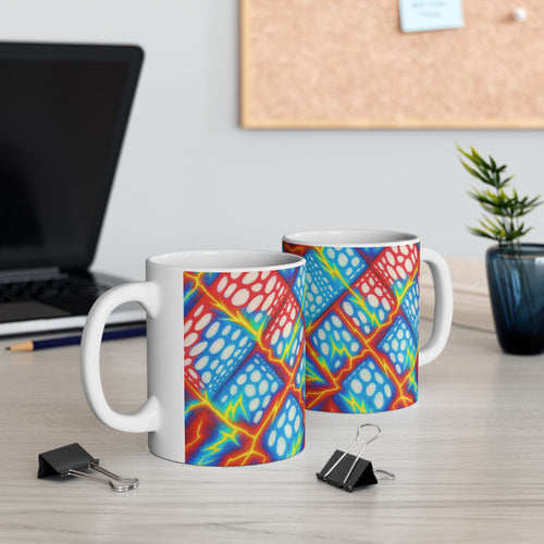 Abstract Art Mug | Bold Ceramic Coffee Cup | Modern Gift