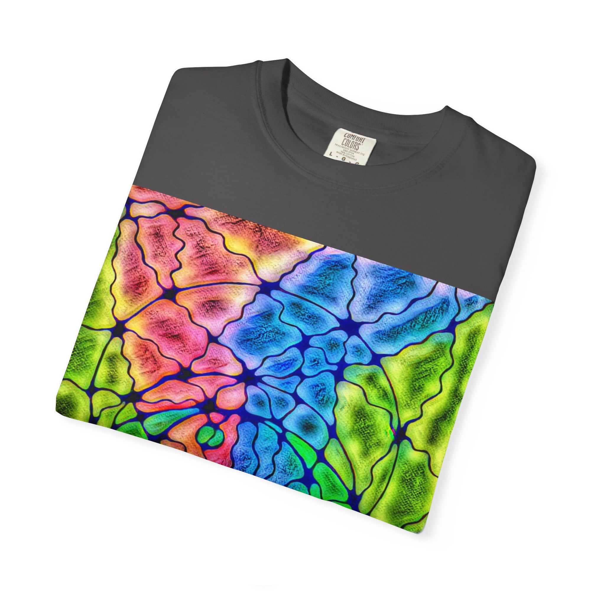 Colorful Tie Dye T-Shirt | Bright Abstract Pattern Tee