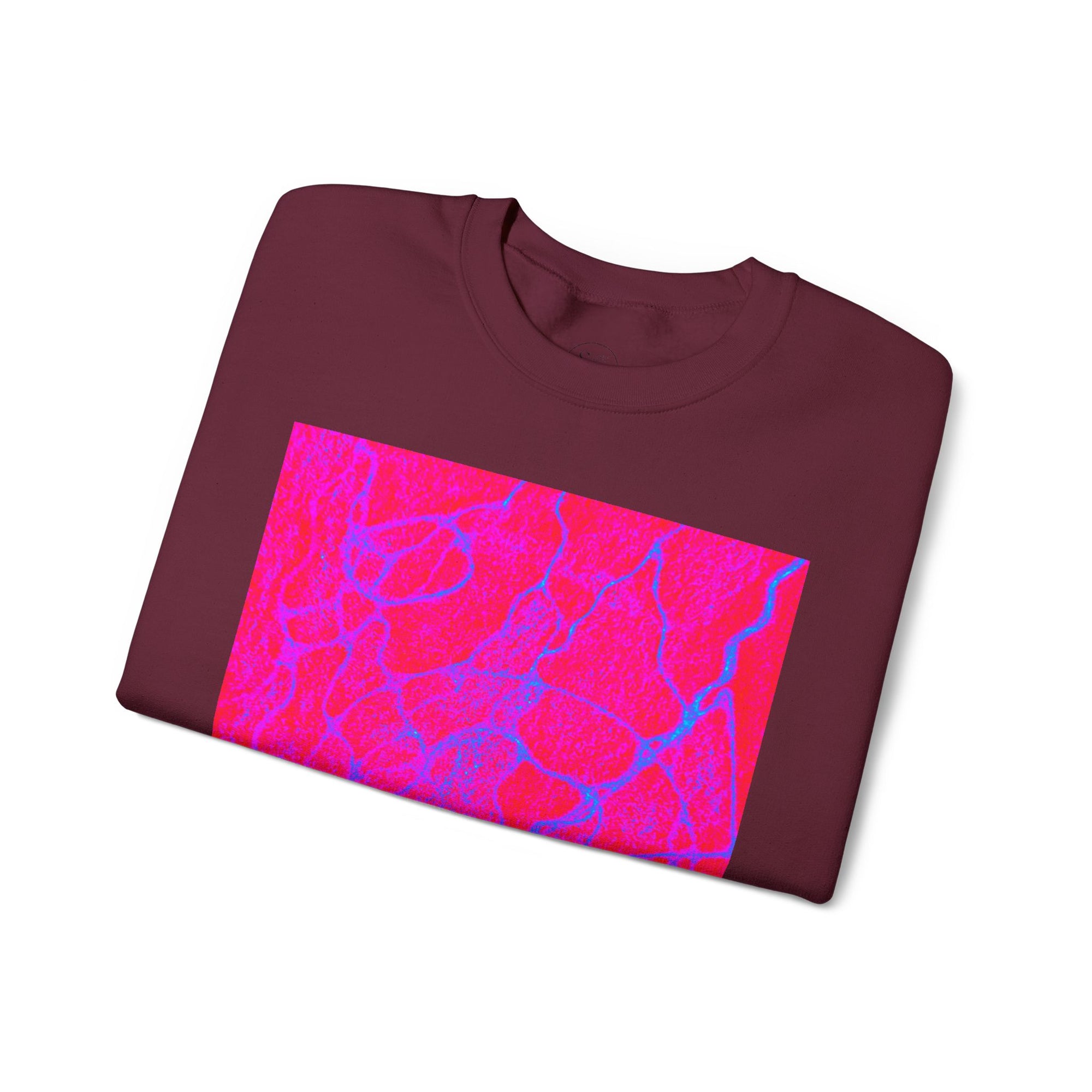 Vibrant Abstract Crewneck Sweatshirt | Cozy Unisex Pullover