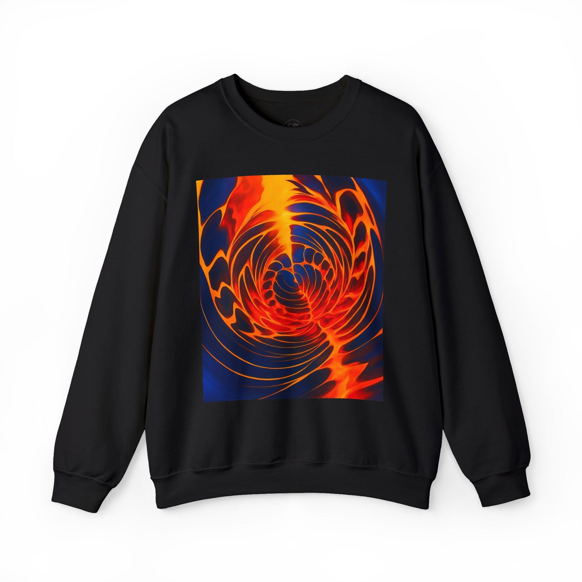 Colorful Swirl Art Sweatshirt | Unisex Graphic Crewneck