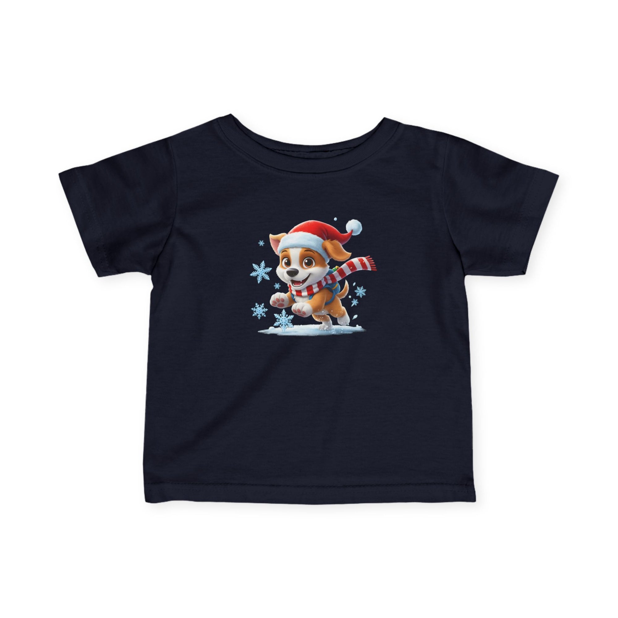 Puppy Christmas Toddler T-Shirt | Dog Lover Holiday Shirt | Soft Baby Gift Idea