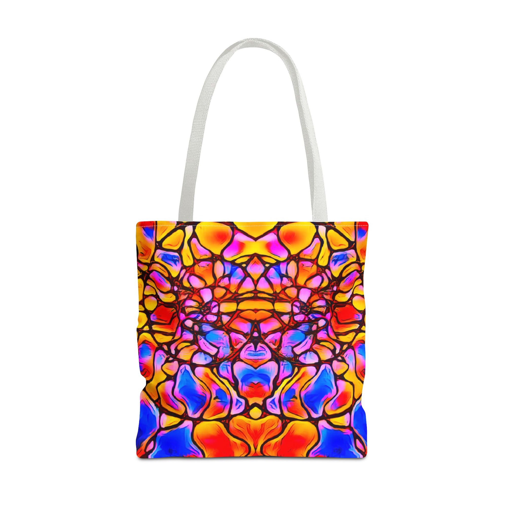 Colorful Abstract Tote Bag | Vibrant Art Shopper