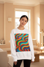 Colorful Swirl Sweatshirt | Cozy Unisex Crewneck