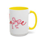 Romantic Bow Mug | Cute Valentine Coffee Cup | Coquette Style Gift