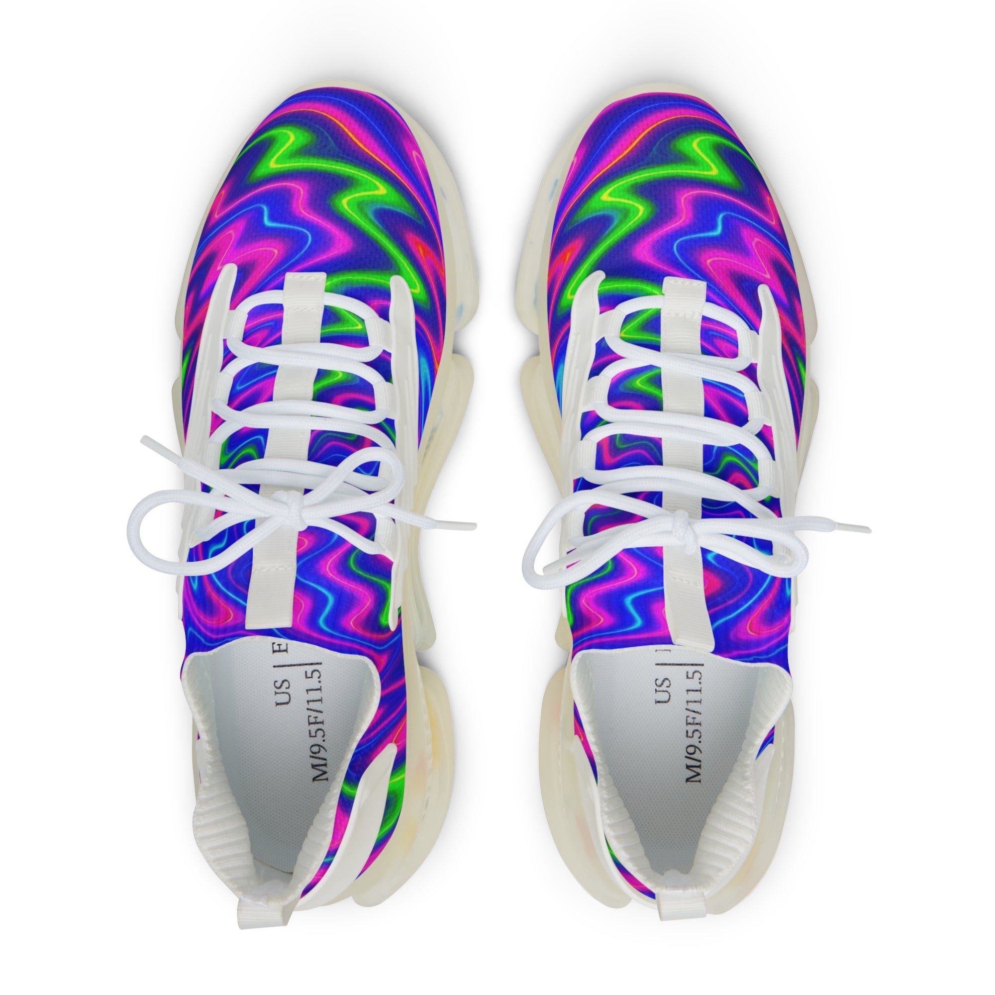 Men’s Mesh Sneakers | Colorful Athletic Shoes | Festival Streetwear