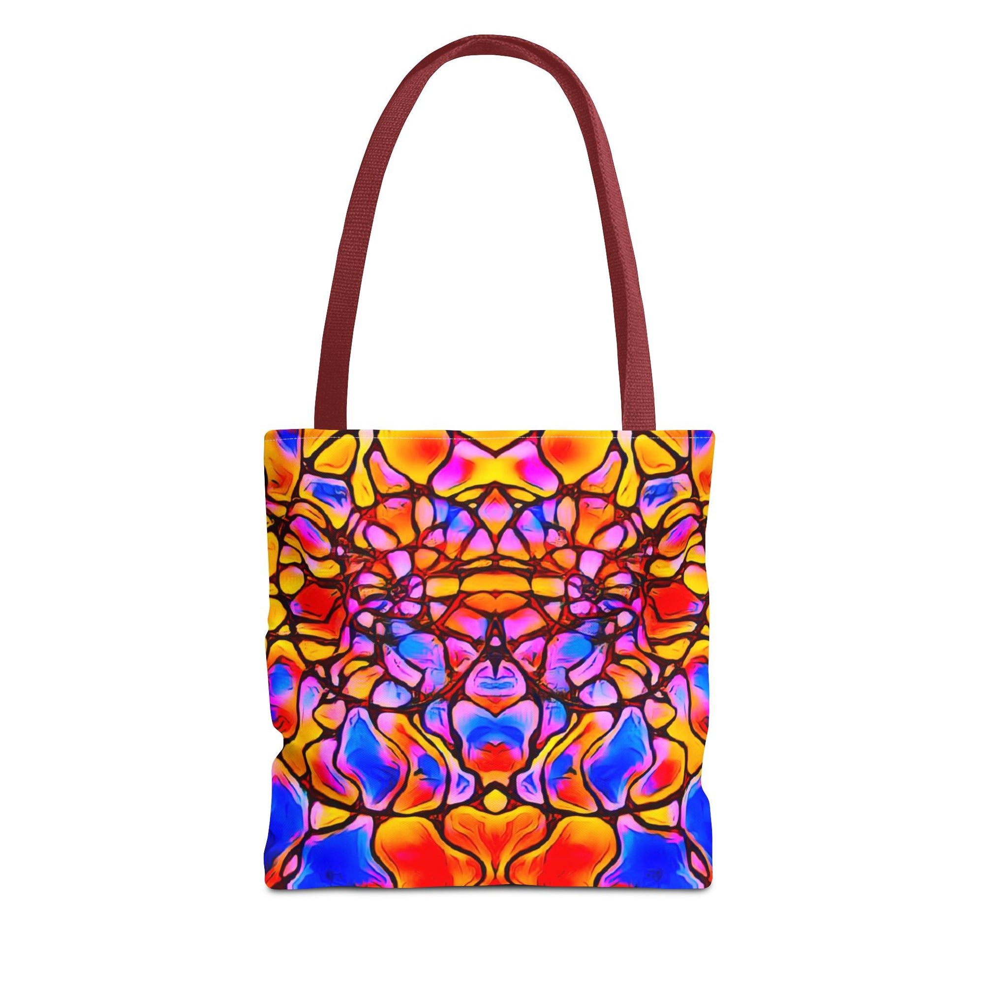 Colorful Abstract Tote Bag | Vibrant Art Shopper