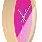Hot Pink Wall Clock | Modern Silent Clock | Bold Home Decor