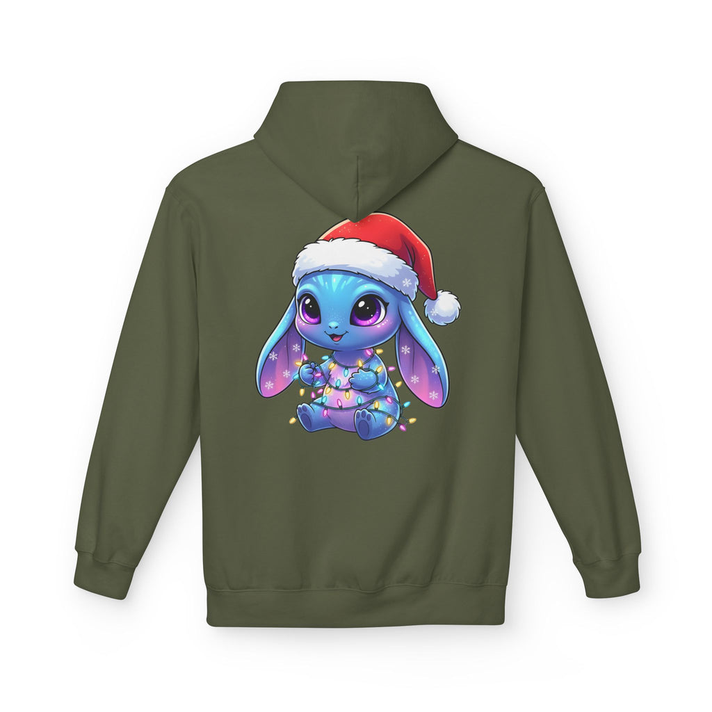 Cute Alien Christmas Hoodie | Blue Monster Holiday Sweatshirt