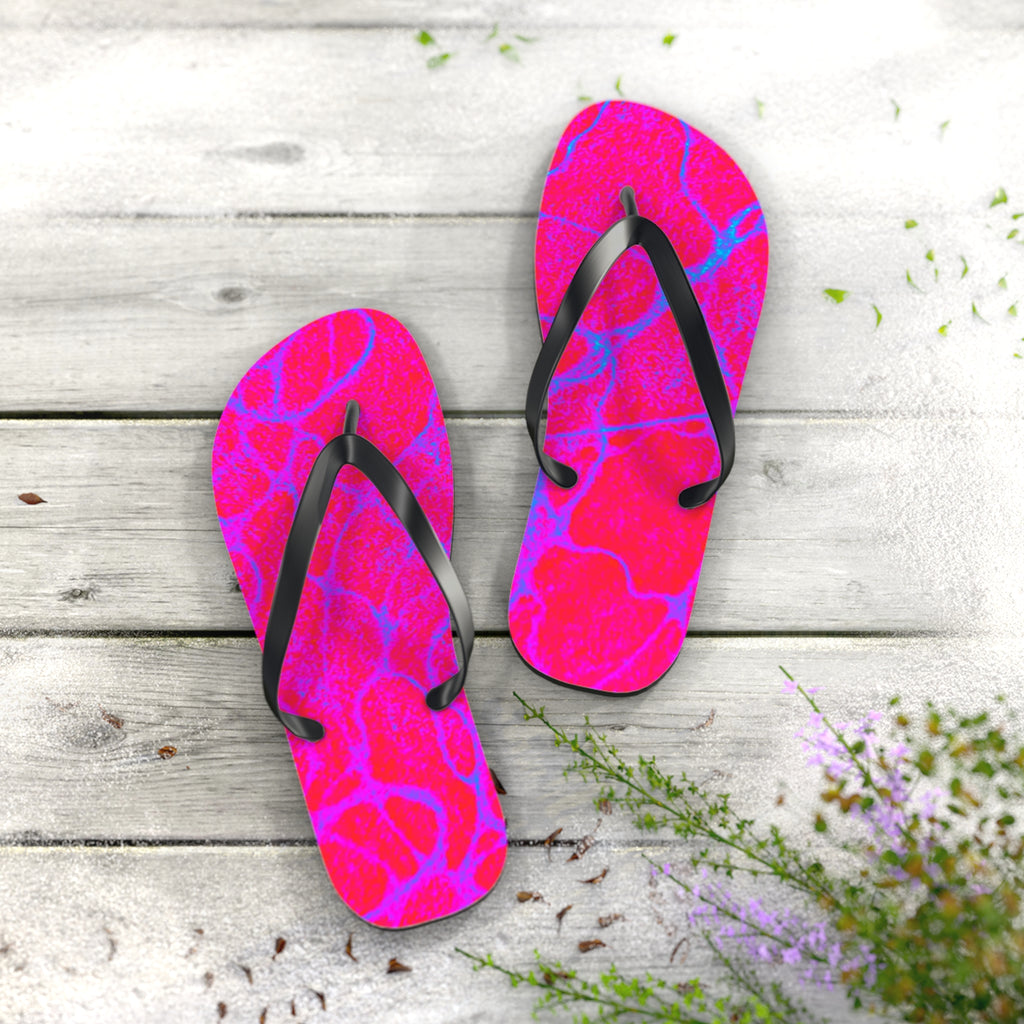 Vibrant Beach Flip Flops | Colorful Summer Sandals