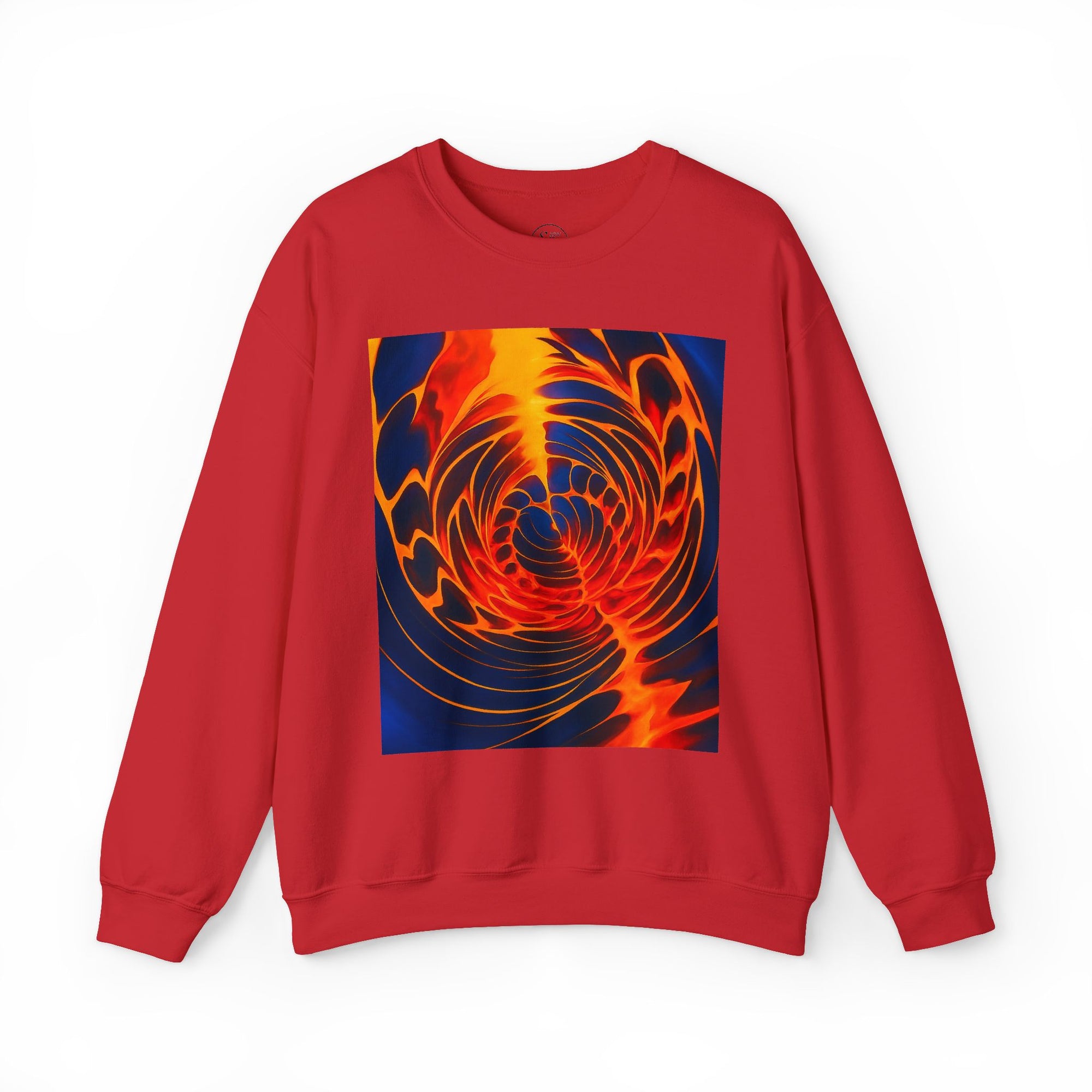 Colorful Swirl Art Sweatshirt | Unisex Graphic Crewneck