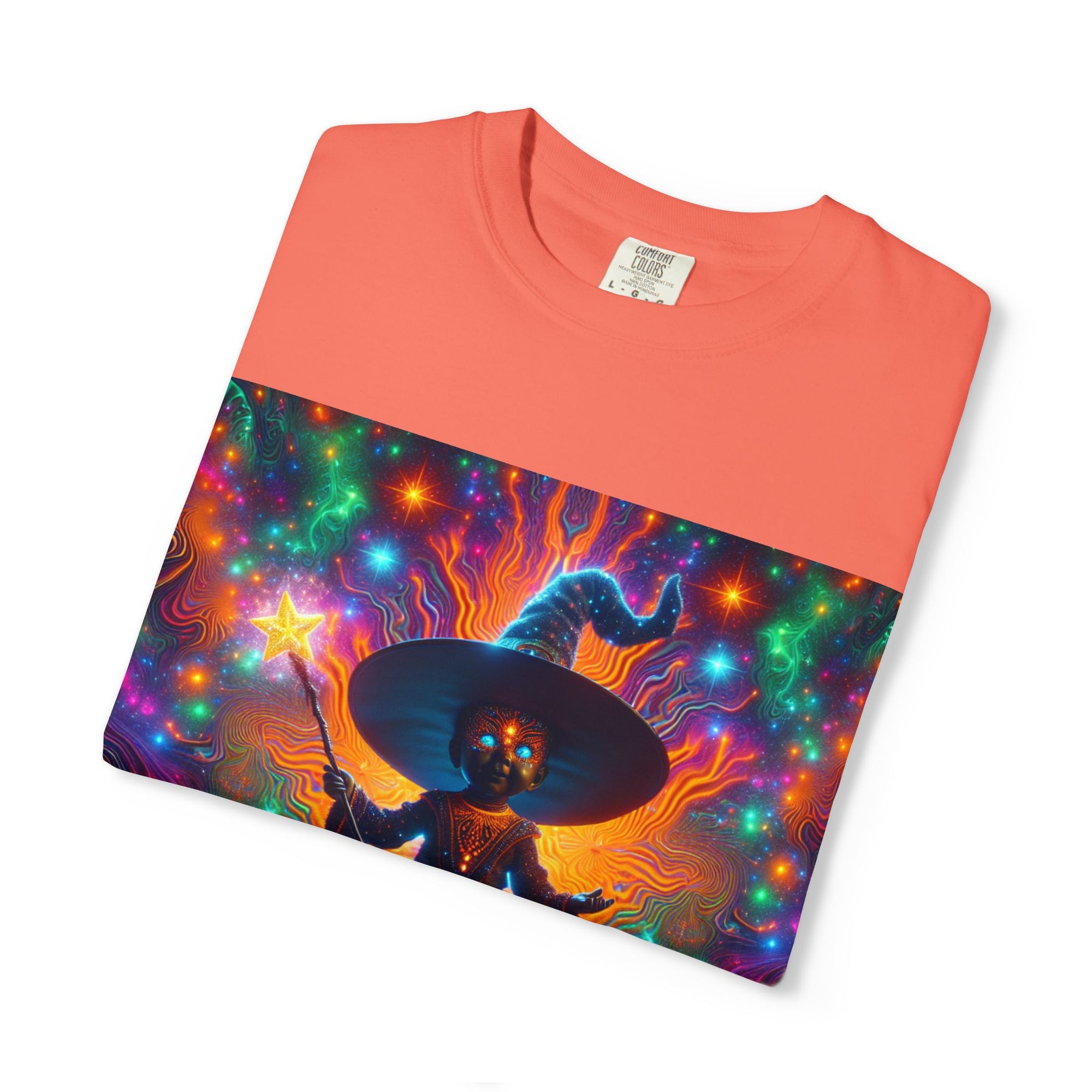 Vibrant Halloween Witch T-shirt, Unisex Casual Tee for Fall, Trick or Treat Gift, Spooky Party Wear, Witchy Style Clothing