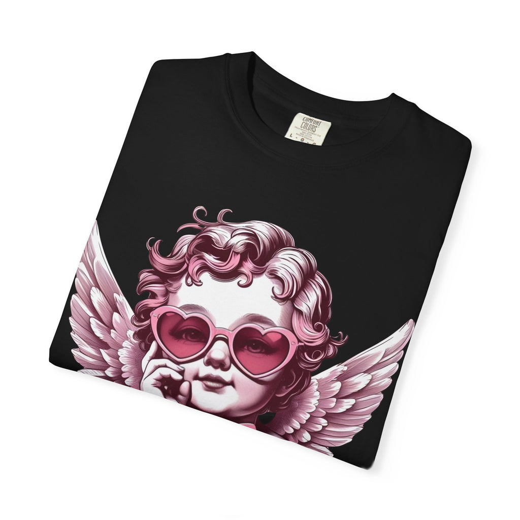 Cherub Heart Sunglasses T-Shirt | Cute Cupid Valentine Tee