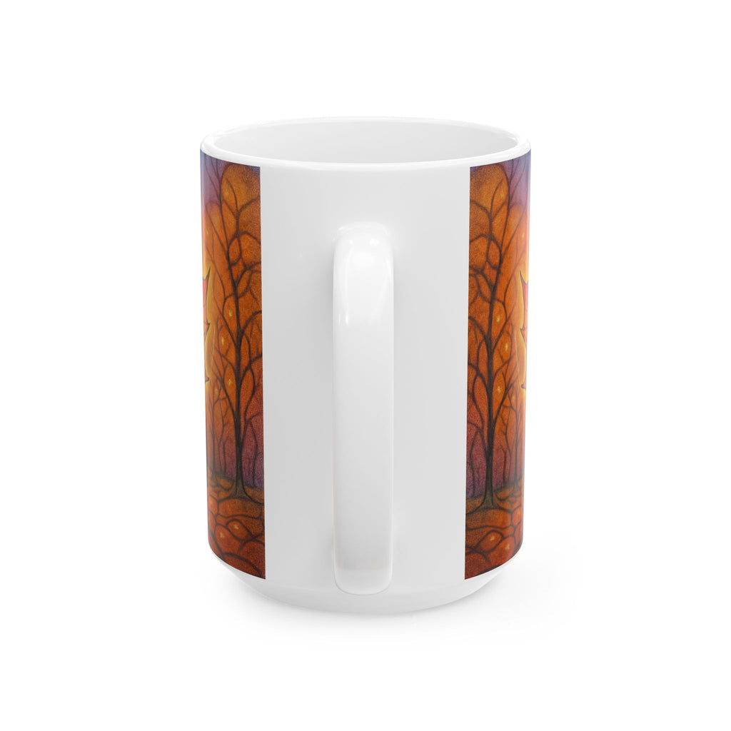 Autumn Leaves Mug | Cozy Fall Coffee Cup | Seasonal Gift