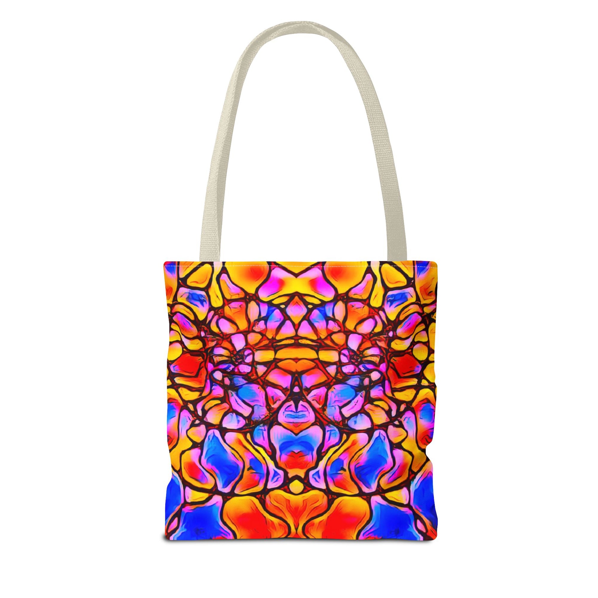 Colorful Abstract Tote Bag | Vibrant Art Shopper