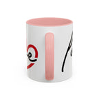 Romantic Love Mug | Heart Script Coffee Cup