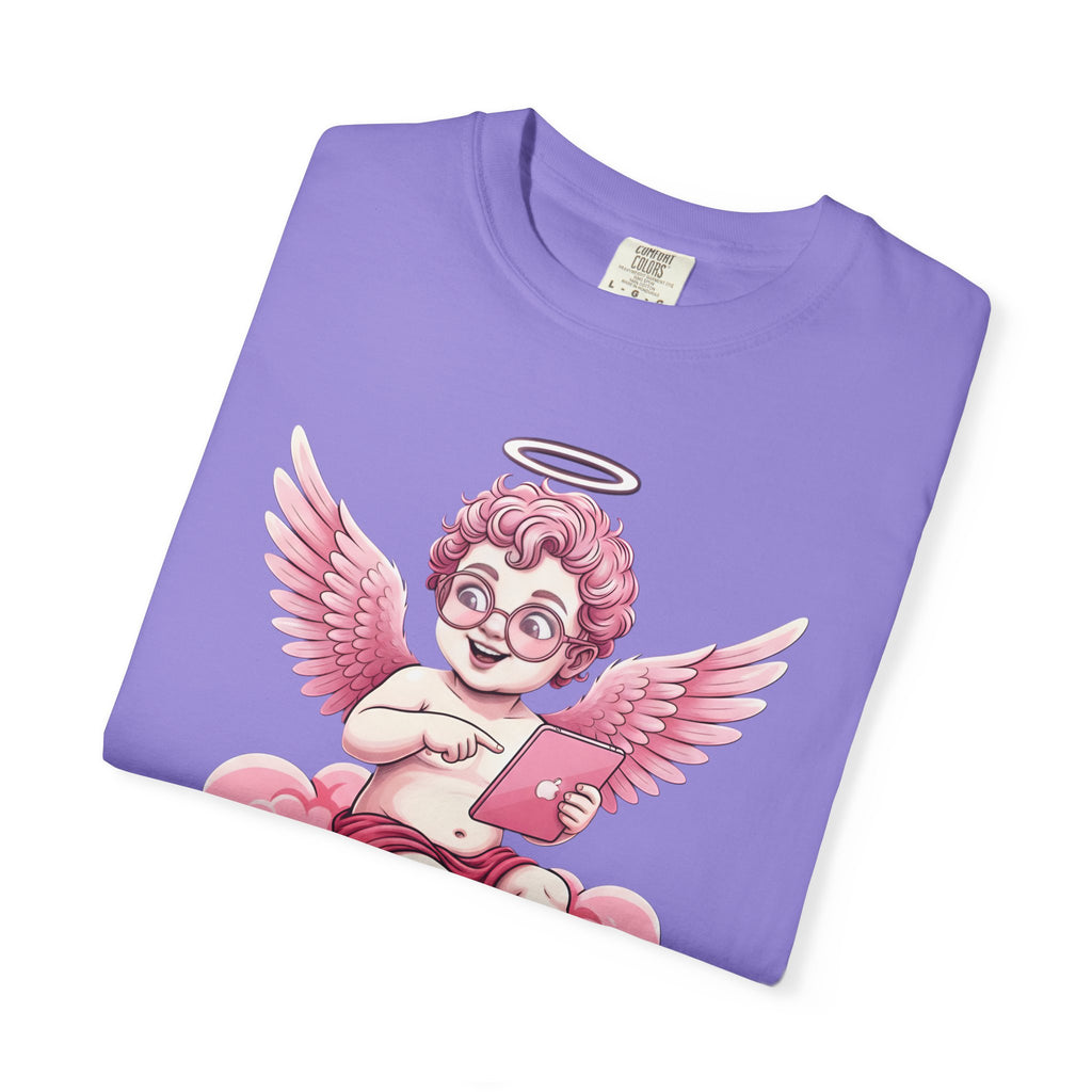 Pink Cherub Graphic T-Shirt | Vintage Cupid Art, Unisex Cotton Tee