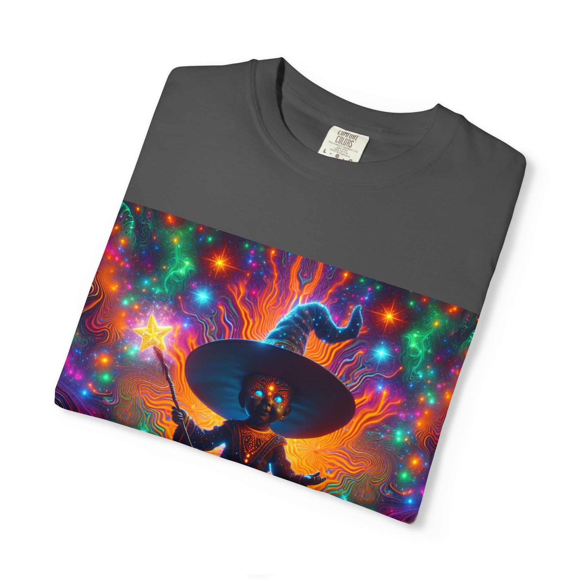 Vibrant Halloween Witch T-shirt, Unisex Casual Tee for Fall, Trick or Treat Gift, Spooky Party Wear, Witchy Style Clothing