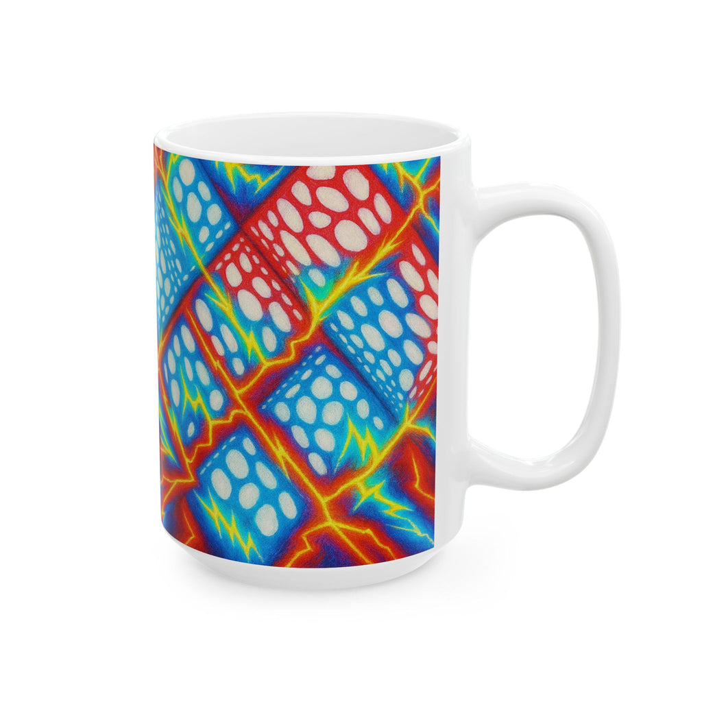 Abstract Art Mug | Bold Ceramic Coffee Cup | Modern Gift