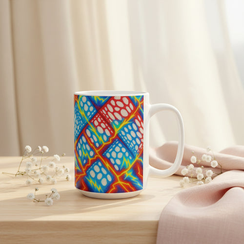 Abstract Art Mug | Bold Ceramic Coffee Cup | Modern Gift