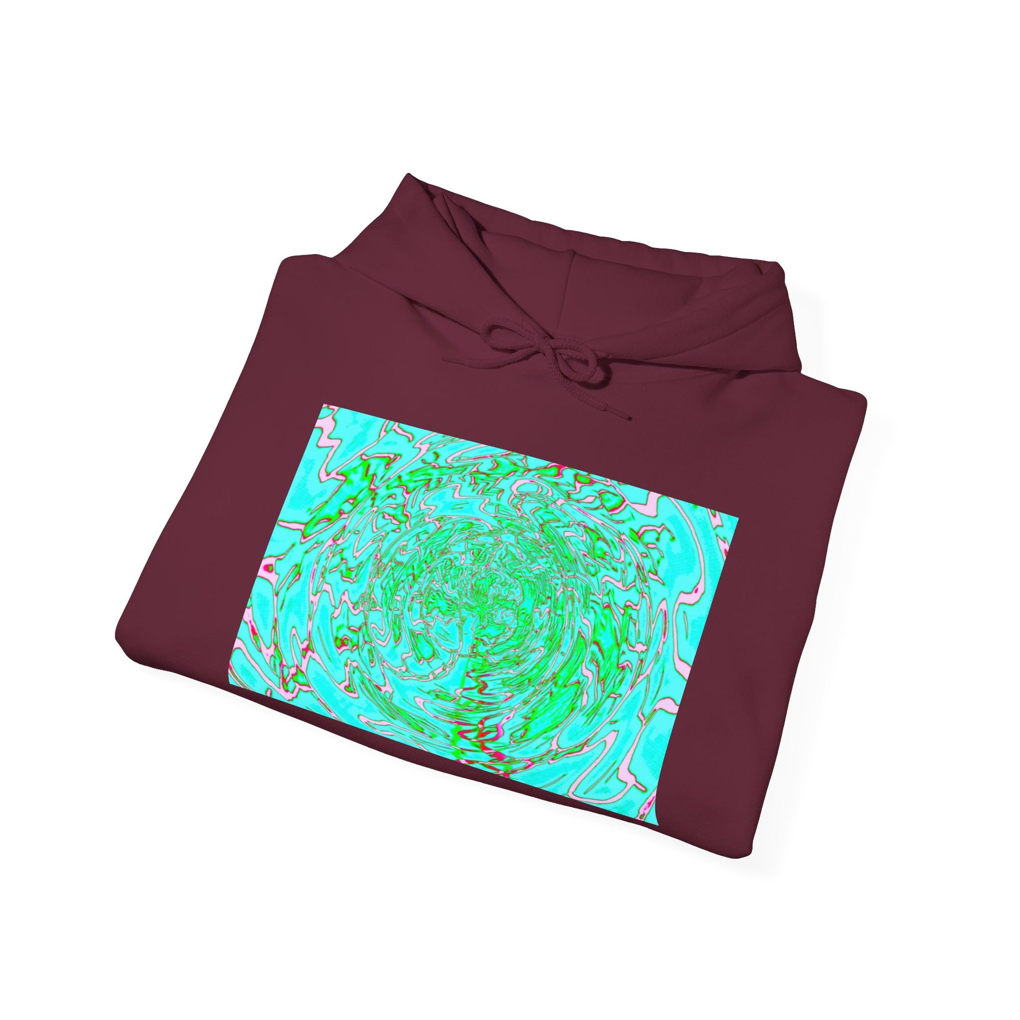 Tranquil Swirl Unisex Hoodie | Mindful Artistic Sweatshirt