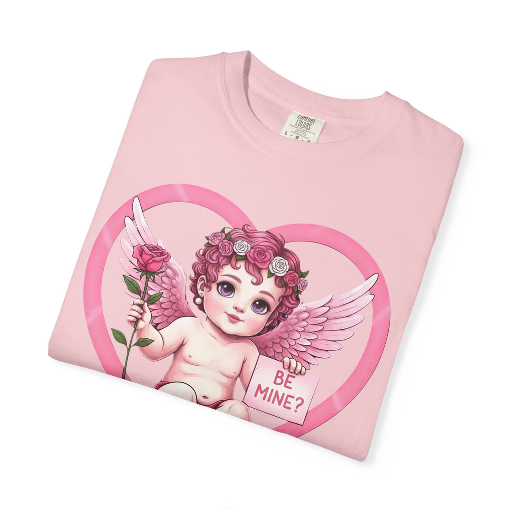 Cherub Graphic T-Shirt | Pink Cupid Heart Art Unisex Cotton Tee