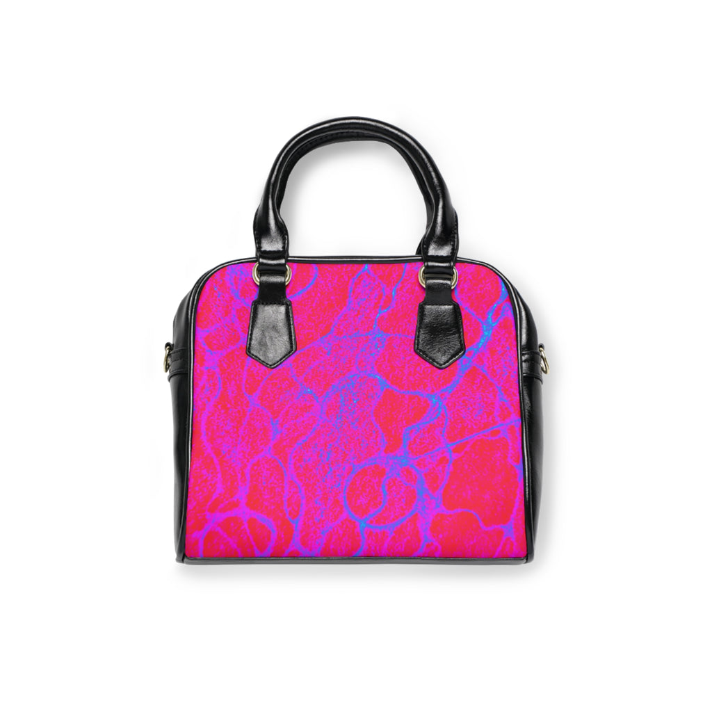 Hot Pink Psychedelic Handbag | Bold Statement Shoulder Bag