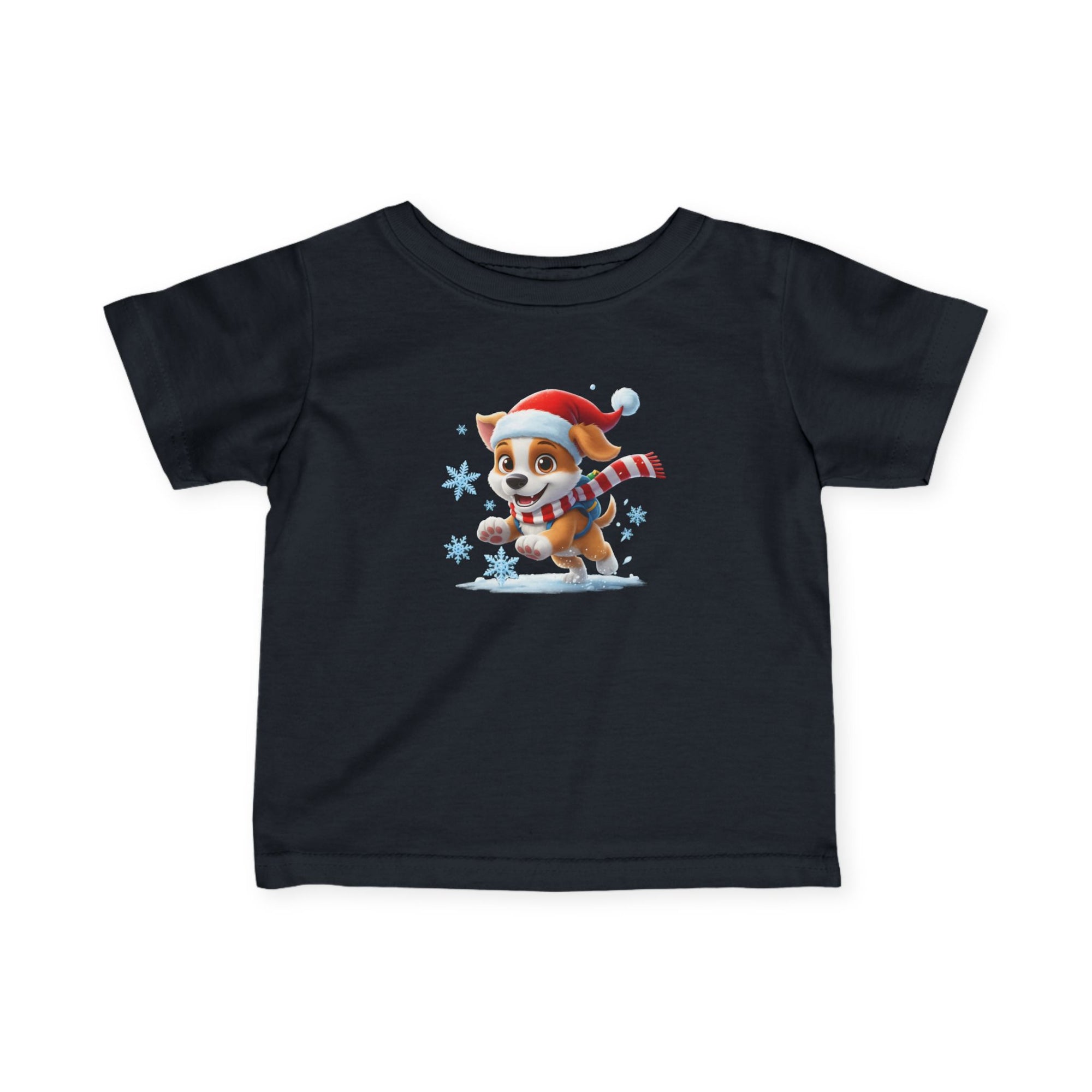 Puppy Christmas Toddler T-Shirt | Dog Lover Holiday Shirt | Soft Baby Gift Idea