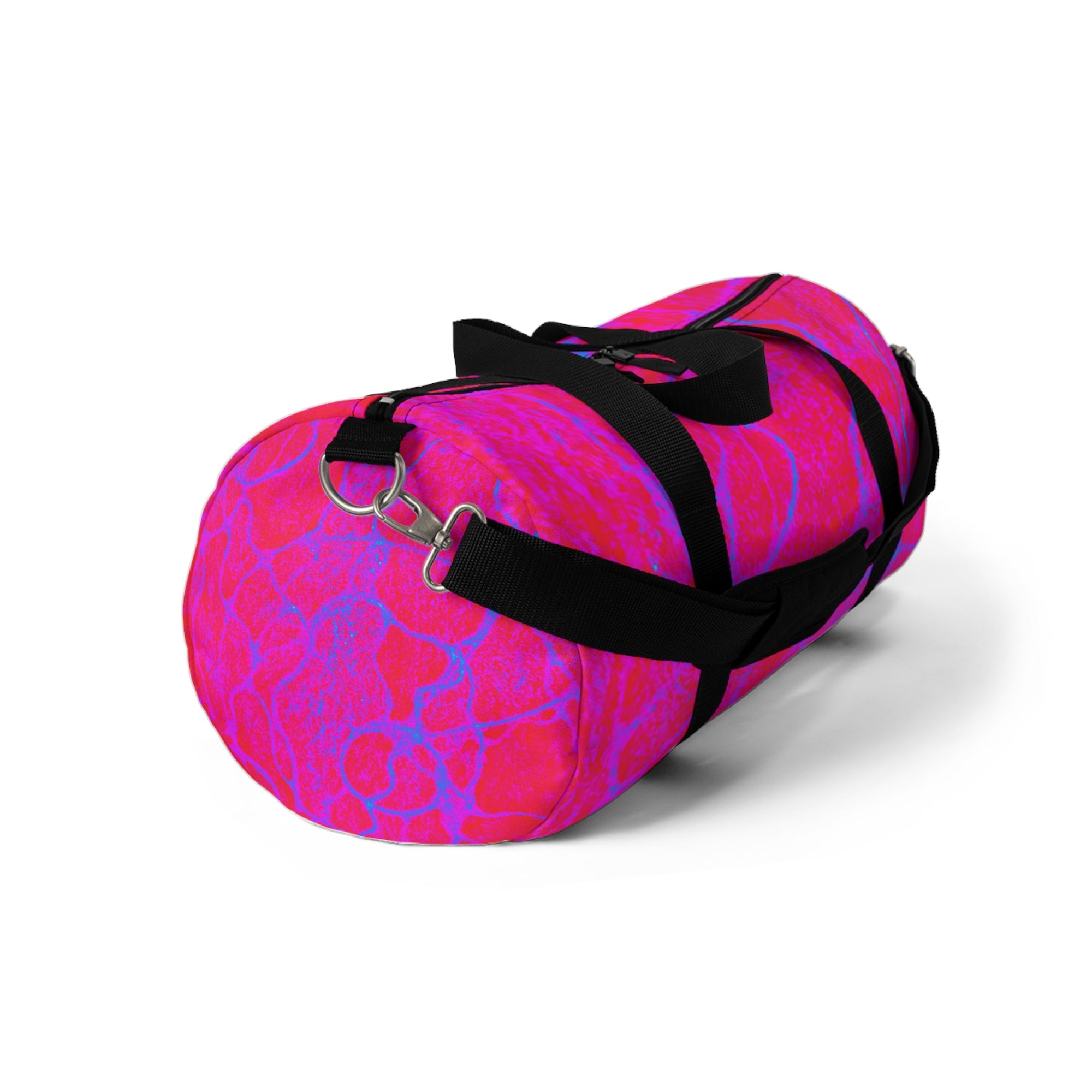 Vibrant Pink Duffel Bag | Abstract Gym & Travel Bag | Stylish Weekend Tote