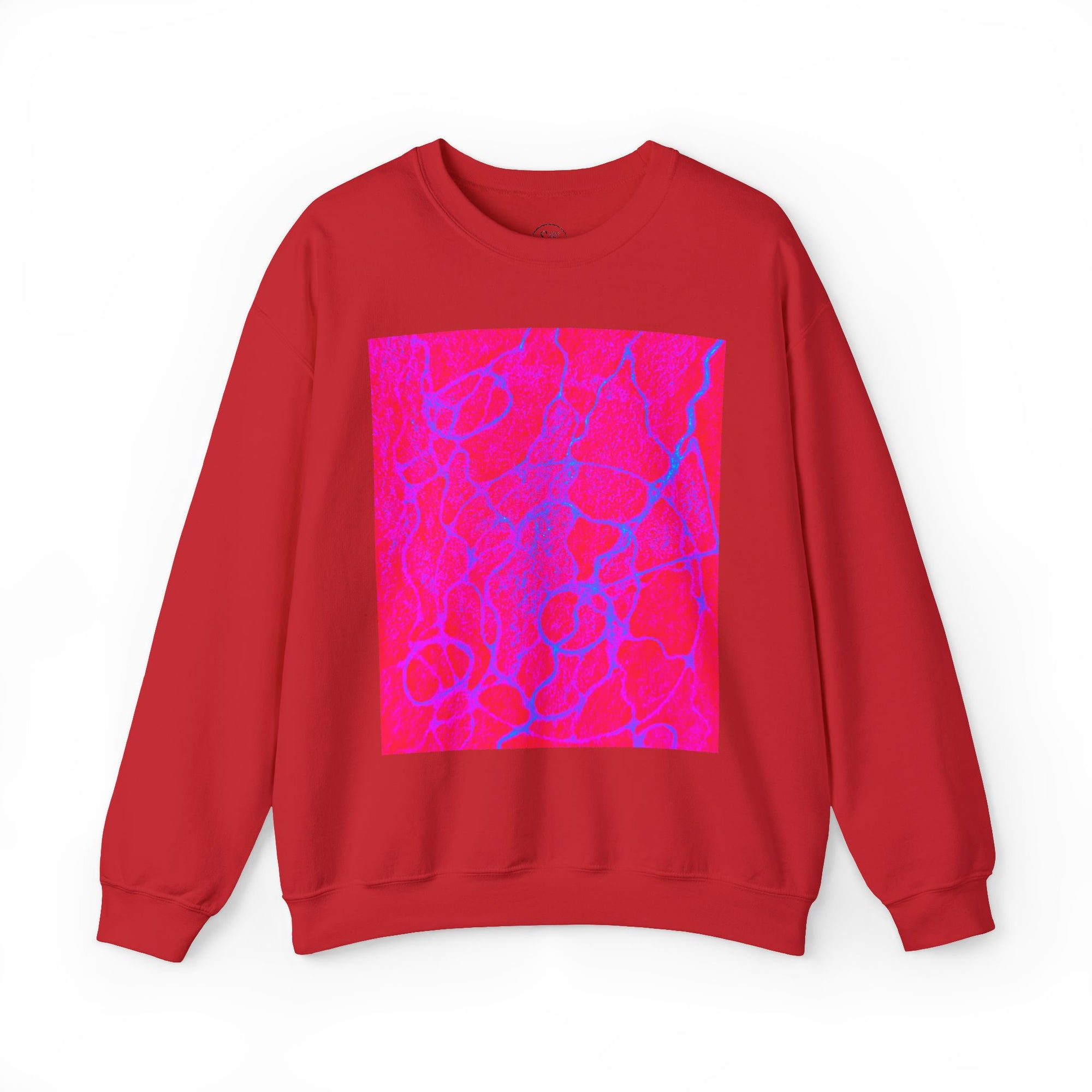 Vibrant Abstract Crewneck Sweatshirt | Cozy Unisex Pullover