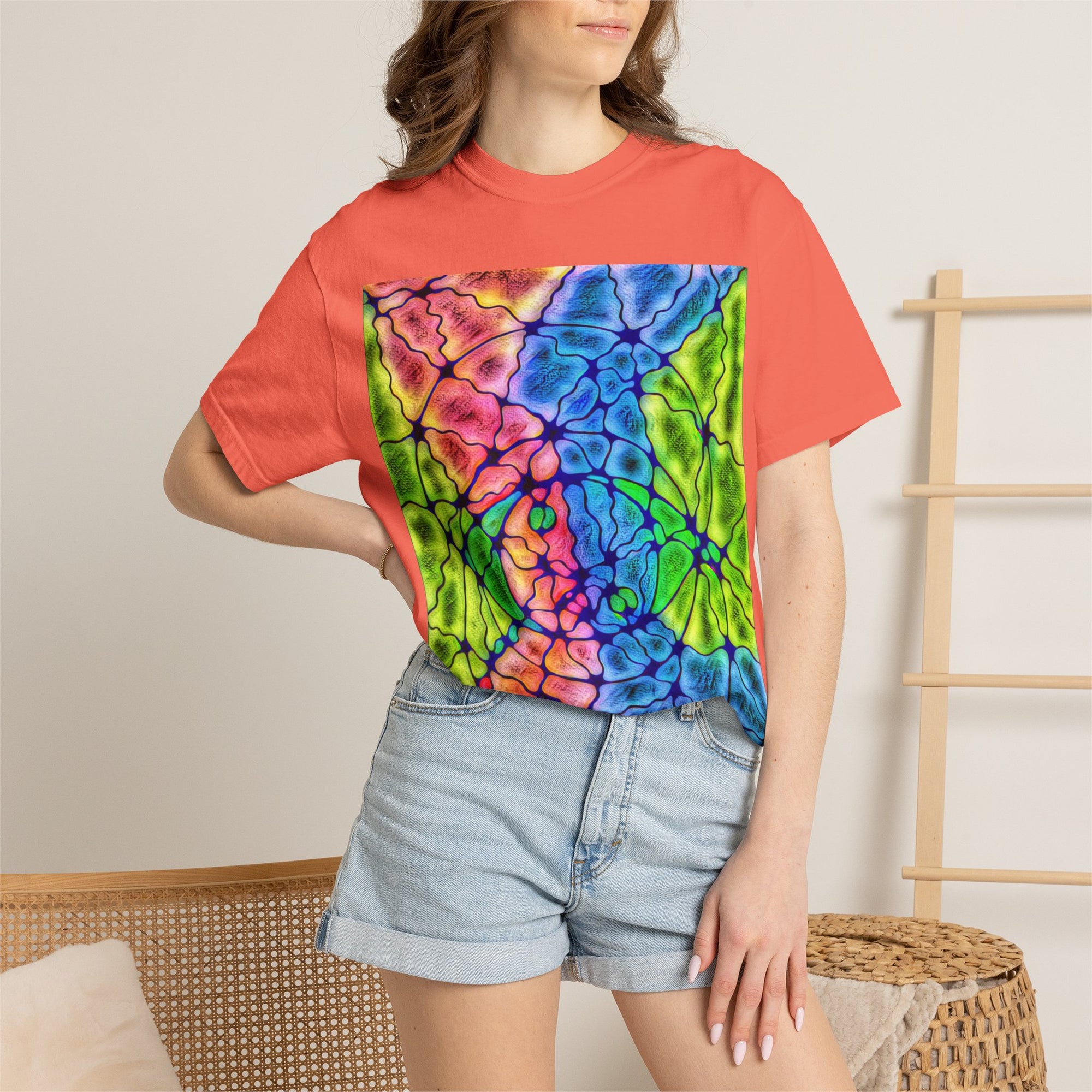 Colorful Tie Dye T-Shirt | Bright Abstract Pattern Tee