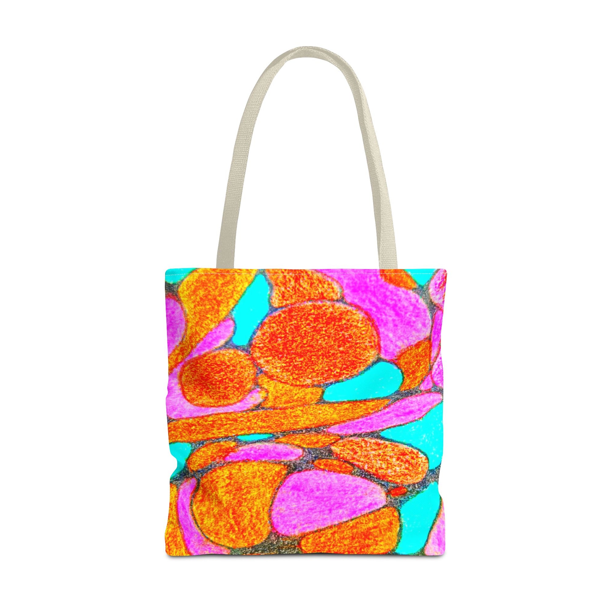 Vibrant Abstract Tote Bag - Art-Inspired, Shopping, Travel, Colorful Statement Accessory | Eco-Friendly Gift for Creative Souls