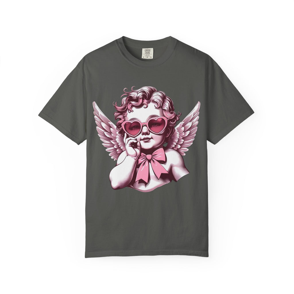 Cherub Heart Sunglasses T-Shirt | Cute Cupid Valentine Tee