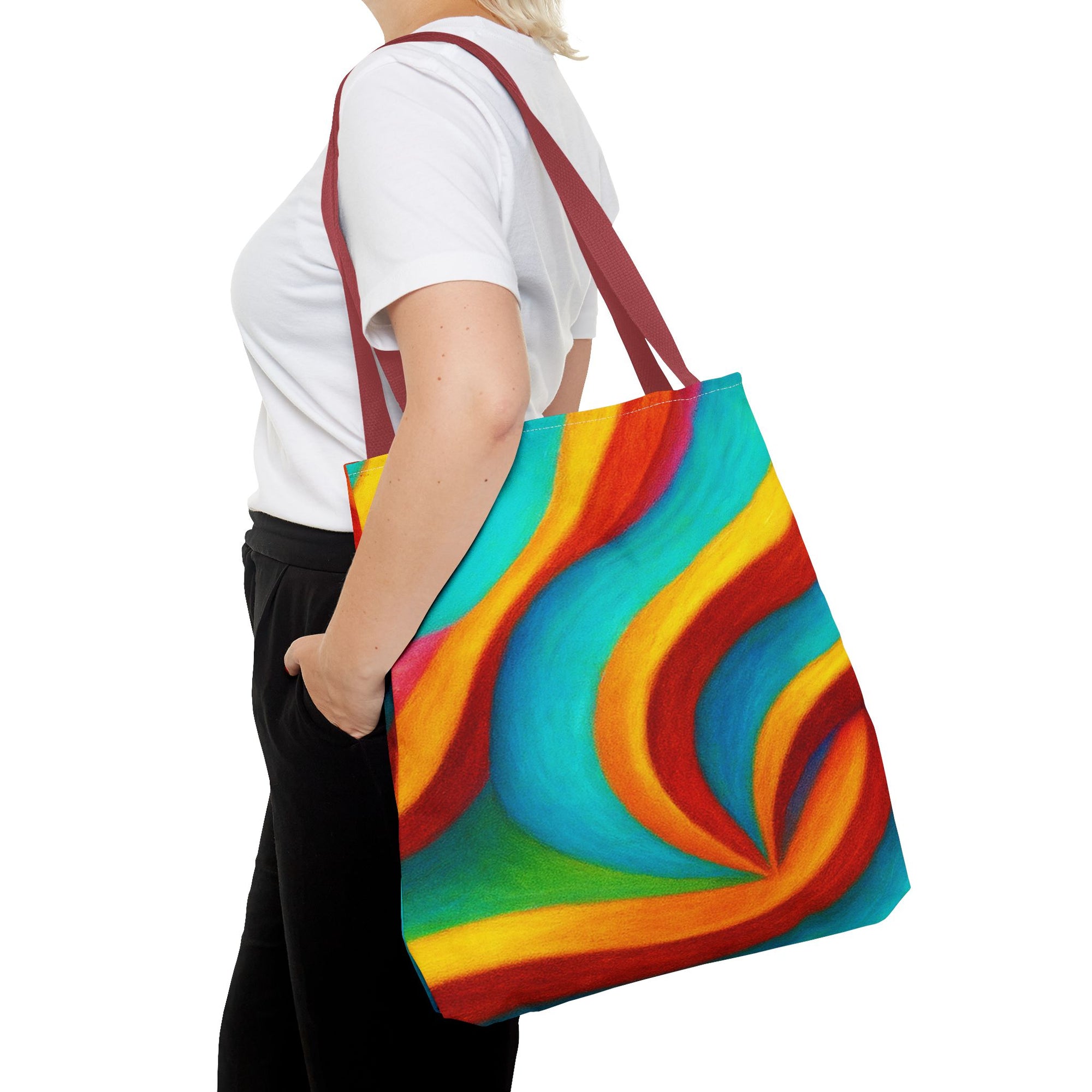 Colorful Swirl Tote Bag - Vibrant, Artful Shopping Companion for Everyday Use, Beach, Travel, Gifts, Eco-Friendly, Reusable
