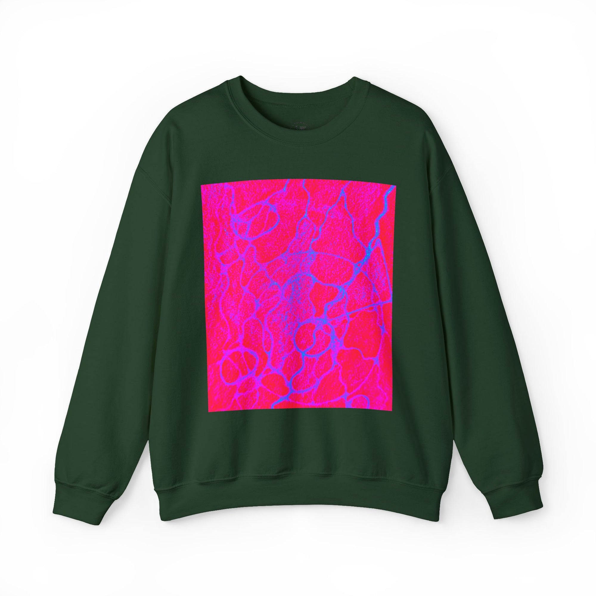 Vibrant Abstract Crewneck Sweatshirt | Cozy Unisex Pullover